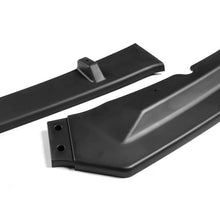 Load image into Gallery viewer, DNA Front Bumper Lip for Jaguar XE (2016-2019) 3-Piece STP Style with Matte Black or Carbon Fiber Look Finish - Matte Black Alternate Image