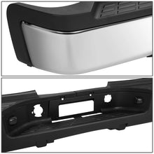 Load image into Gallery viewer, DNA Rear Step Bumper for Chevy Silverado &amp; GMC Sierra 2500 / 3500 (2011-2014) with License Plate Lights - Black or Chrome - With Sensor Holes / Chrome Alternate Image
