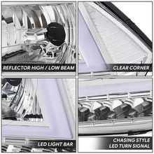 Load image into Gallery viewer, DNA Headlights for RAM 1500 / 2500 / 3500 / 4500 / 5500 (2010-2018) with C-Shaped LED DRL &amp; Sequential Signals Lights Alternate Image