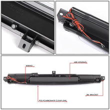 Load image into Gallery viewer, DNA LED 3rd Brake Light Oldsmobile Brava (2002-2004) Black or Chrome Housing with Clear / Smoked / Red Lens Alternate Image