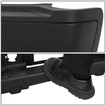 Load image into Gallery viewer, DNA Rear Step Bumper for Chevy Silverado &amp; GMC Sierra 2500 / 3500 (2011-2014) with License Plate Lights - Black or Chrome - With Sensor Holes / Chrome Alternate Image