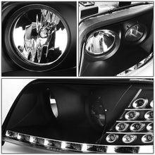 Load image into Gallery viewer, DNA Projector Headlights for Audi A6 &amp; A6 Quattro (2002-2004) with LED DRL and Black or Chrome Housing Alternate Image