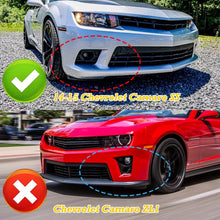 Load image into Gallery viewer, DNA Front Bumper Lip for Chevy Camaro (2014-2015) 3-Piece STP-Style with Matte Black Finish - Default Title Alternate Image