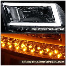 Load image into Gallery viewer, DNA Headlights for RAM 1500 / 2500 / 3500 / 4500 / 5500 (2010-2018) with C-Shaped LED DRL &amp; Sequential Signals Lights Alternate Image