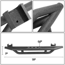 Load image into Gallery viewer, DNA Rock Slider Side Steps for Jeep Wrangler JK / JKU (2007-2016) Textured Black Powder Coat Finish Alternate Image