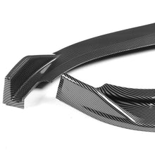 Load image into Gallery viewer, DNA Front Bumper Lip for Alfa Romeo Giulia (2017-2021) 3-Piece Sport-Style with Matte Black Finish Alternate Image