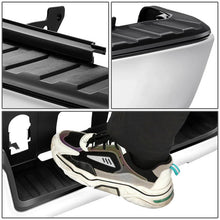 Load image into Gallery viewer, DNA Rear Step Bumper for Chevy Silverado &amp; GMC Sierra 1500 (2014-2019) with License Plate Lights - Black or Chrome - without Corner Step / With Parking Sensor Holes / Chrome Alternate Image