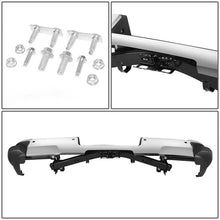 Load image into Gallery viewer, DNA Rear Step Bumper for Chevy Silverado &amp; GMC Sierra 2500 / 3500 (2015-2019) with License Plate Lights - Black or Chrome Alternate Image