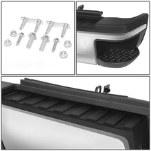 Load image into Gallery viewer, DNA Rear Step Bumper for Chevy Silverado &amp; GMC Sierra 2500 / 3500 (2015-2019) with License Plate Lights - Black or Chrome Alternate Image