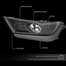 Load image into Gallery viewer, DNA Fog Lights for Honda CRV (2017-2018) with Switch and Wiring Harness - Amber / Clear / Smoke Lens - Chrome / Amber Alternate Image