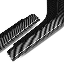 Load image into Gallery viewer, DNA Front Bumper Lip for Honda Civic (2016-2021) 3-Piece MUG Style - Gloss or Matte Black / Carbon Fiber Finish - Matte Black Alternate Image