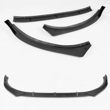 Load image into Gallery viewer, DNA Front Bumper Lip for Kia Optima (2011-2013) 3-Piece STP-Style with Matte Black or Carbon Fiber Look Finish - Matte Black Alternate Image