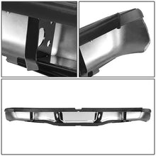 Load image into Gallery viewer, DNA Rear Step Bumper for Toyota Tacoma (1995-2004) with License Plate Lights - Black or Chrome - Chrome Alternate Image