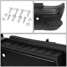 Load image into Gallery viewer, DNA Rear Step Bumper for Chevy Silverado &amp; GMC Sierra 2500 / 3500 (2015-2019) with License Plate Lights - Black or Chrome Alternate Image