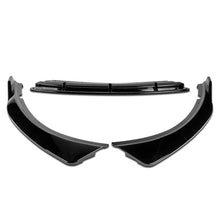 Load image into Gallery viewer, DNA Front Bumper Lip for Kia Optima (2016-2018) 3-Piece STP-Style with Matte / Gloss Black / Carbon Fiber Finish - LX / EX / LX-Turbo / Matte Black Alternate Image