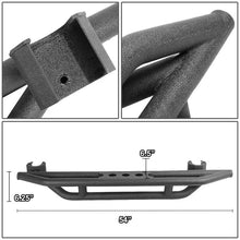 Load image into Gallery viewer, DNA Rock Slider Side Steps for Jeep Wrangler JK / JKU (2007-2016) Textured Black Powder Coat Finish Alternate Image