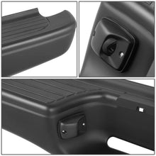 Load image into Gallery viewer, DNA Rear Step Bumper for Toyota Tacoma (1995-2004) with License Plate Lamps - Chrome or Black - Matte Black Alternate Image