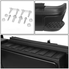 Load image into Gallery viewer, DNA Rear Step Bumper for Chevy Silverado &amp; GMC Sierra 2500 / 3500 (2015-2019) with License Plate Lights - Black or Chrome Alternate Image