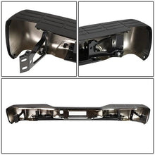 Load image into Gallery viewer, DNA Rear Step Bumper for Chevy Silverado &amp; GMC Sierra 1500 (2007) 2500 (1999-2004) without Parking Sensor - Black or Chrome - Chrome Alternate Image