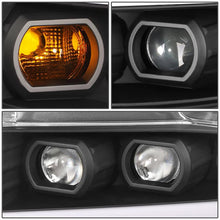 Load image into Gallery viewer, DNA Projector Headlights for Chevy Silverado 1500 (2019-2024) Black or Chrome Housing Alternate Image