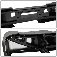 Load image into Gallery viewer, DNA Rear Step Bumper for Chevy Silverado &amp; GMC Sierra 2500 / 3500 (2007-2010) with License Plate Lights - Black or Chrome - With Sensor Holes / Chrome Alternate Image