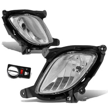 Load image into Gallery viewer, DNA Fog Lights for Hyundai Genesis Coupe (2010-2012) with Switch and Wiring Harness - Amber / Clear / Smoke Lens FL-ZTL-130 - Clear Alternate Image