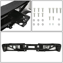 Load image into Gallery viewer, DNA Rear Step Bumper for Chevy Silverado &amp; GMC Sierra 2500 / 3500 (2007-2010) with License Plate Lights - Black or Chrome - With Sensor Holes / Chrome Alternate Image
