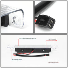 Load image into Gallery viewer, DNA LED 3rd Brake Light Chevy Express / GMC Savana (2013-2017) Black or Chrome Housing with Clear / Smoked / Red Lens - Black / Clear Alternate Image