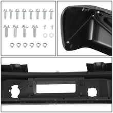 Load image into Gallery viewer, DNA Rear Step Bumper for Chevy Silverado &amp; GMC Sierra 1500 (2007-2013) with License Plate Lights - Black or Chrome - With Sensor Holes / Chrome Alternate Image