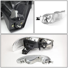 Load image into Gallery viewer, DNA Headlights for GMC Yukon XL 1500 Denali (2001-2006) Factory Style with Chrome Housing &amp; Clear Lens Alternate Image
