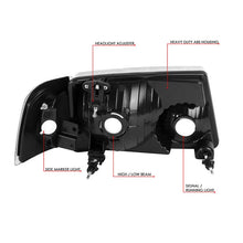 Load image into Gallery viewer, DNA Headlights for Ford Ranger (2001-2011) with Black or Chrome Housing and Clear or Smoke Lens Alternate Image