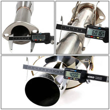 Load image into Gallery viewer, DNA Exhaust for Honda Civic Si EP3 (2002-2005) Catback with Single Wall Round or Double Wall Rolled Tip Alternate Image