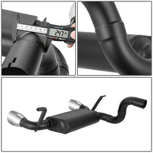 Load image into Gallery viewer, DNA Exhaust for Jeep Wrangler JL 2.0L / 3.6L (2018-2022) Axleback with Double Rolled Wall Tips CBE-UR-016 Alternate Image