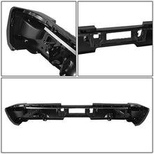 Load image into Gallery viewer, DNA Rear Step Bumper for Chevy Silverado &amp; GMC Sierra 2500 / 3500 (2015-2019) with License Plate Lights - Black or Chrome Alternate Image