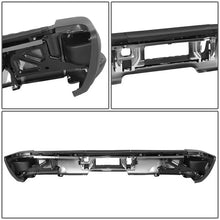 Load image into Gallery viewer, DNA Rear Step Bumper for Chevy Silverado &amp; GMC Sierra 2500 / 3500 (2015-2019) with License Plate Lights - Black or Chrome Alternate Image