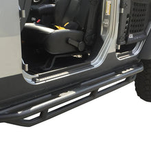 Load image into Gallery viewer, DNA Rock Slider Side Steps for Jeep Wrangler JK / JKU (2007-2016) Textured Black Powder Coat Finish Alternate Image
