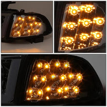 Load image into Gallery viewer, DNA Headlights Honda Civic Coupe / Hatchback (92-95) with LED DRL and Black or Chrome Housing Alternate Image