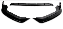 Load image into Gallery viewer, DNA Front Bumper Lip for Honda Fit (2018-2020) 3-Piece with Matte / Gloss Black / Carbon Fiber Finish - Matte Black Alternate Image