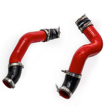 Load image into Gallery viewer, Banks Power Charge Pipe Kit for RAM 2500 / 3500 6.7L Cummins (2019-2022) Cold &amp; Hot Side Boost Tubes 26006 - Red Powder-Coated Alternate Image