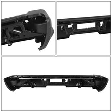 Load image into Gallery viewer, DNA Rear Step Bumper for Chevy Silverado &amp; GMC Sierra 2500 / 3500 (2015-2019) with License Plate Lights - Black or Chrome Alternate Image