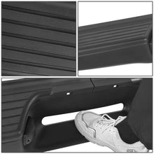 Load image into Gallery viewer, DNA Rear Step Bumper for Toyota Tacoma (1995-2004) with License Plate Lamps - Chrome or Black - Matte Black Alternate Image