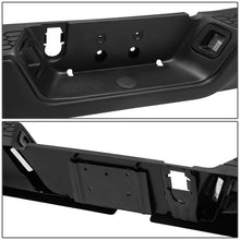 Load image into Gallery viewer, DNA Rear Step Bumper for Dodge Ram 1500 (2009-2011) RAM 1500 (2011-2019) With License Plate Lights - Black or Chrome - With Parking Sensor Holes / Chrome Alternate Image