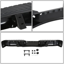 Load image into Gallery viewer, DNA Rear Step Bumper for Ford F150 (2009-2014) With License Plate Lights - Black or Chrome - Chrome Alternate Image