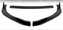 Load image into Gallery viewer, DNA Front Bumper Lip for Lexus ES350 / ES300H (2016-2018) 3-Piece Sport Style with Matte / Gloss Black / Carbon Fiber - Gloss Black Alternate Image