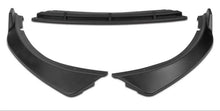 Load image into Gallery viewer, DNA Front Bumper Lip for Kia Optima (2016-2018) 3-Piece STP-Style with Matte / Gloss Black / Carbon Fiber Finish - LX / EX / LX-Turbo / Matte Black Alternate Image