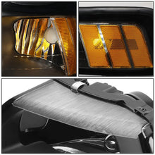 Load image into Gallery viewer, DNA Headlights for Ford Mustang SN95 (1999-2004) Black or Chrome Housing with LED Daytime Running Light Alternate Image