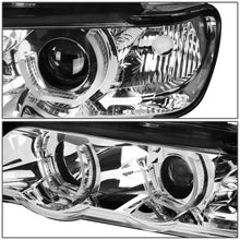 Load image into Gallery viewer, DNA Projector Headlights for BMW X5 (2000-2003) with LED DRL Halo and Chrome or Black Housing Alternate Image