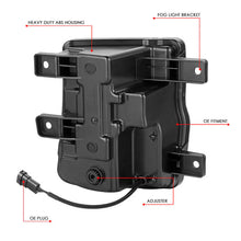 Load image into Gallery viewer, DNA Fog Lights for Chevy Silverado 1500 (2016-2019) LED Projector with Switch and Wiring Harness - Clear or Smoke Lens - Clear Alternate Image