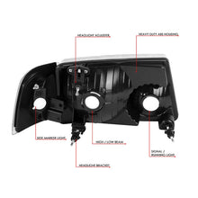 Load image into Gallery viewer, DNA Headlights for Ford Ranger (2001-2011) with Black or Chrome Housing and Clear or Smoke Lens Alternate Image