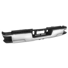 Load image into Gallery viewer, DNA Rear Step Bumper for Chevy Silverado &amp; GMC Sierra 2500 / 3500 (2015-2019) with License Plate Lights - Black or Chrome Alternate Image